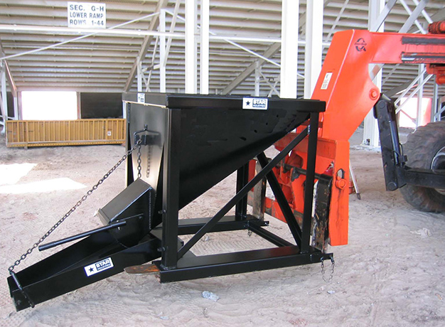 Concrete Hopper onsite