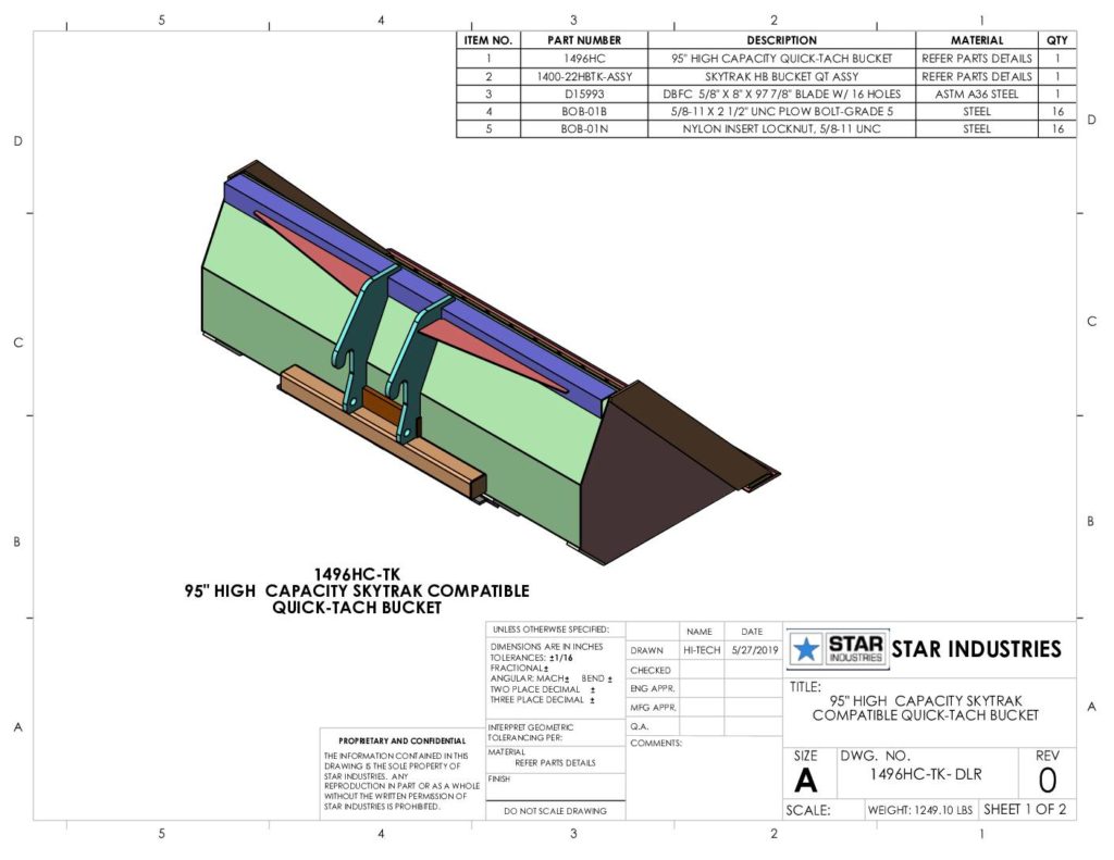 1496HC - Dealer Drawing