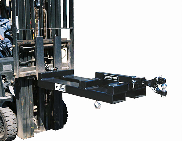 Lift-N-Tow on forklift