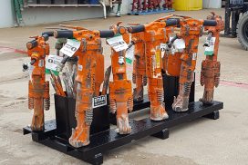 Paver Breaking Pallet onsite