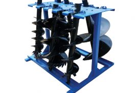 Stores up to 10 Augers