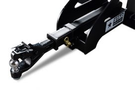 Trailer Hitch receiver makes moving equipment easy