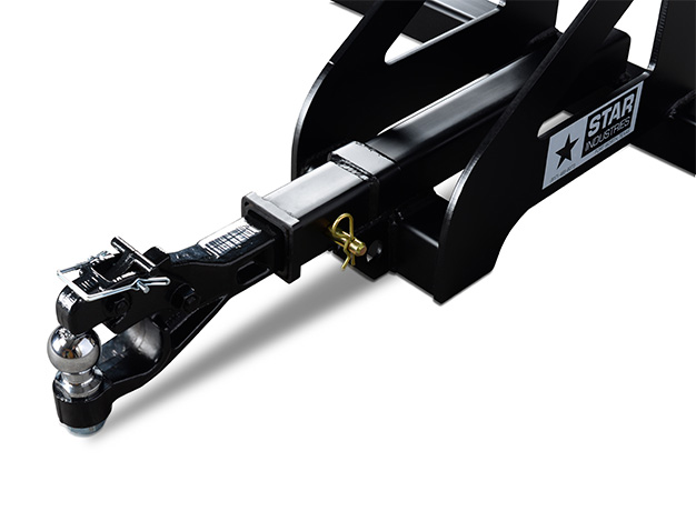 Trailer Hitch receiver makes moving equipment easy