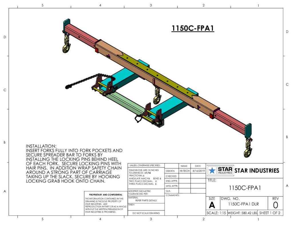 1150C - Dealer Drawing