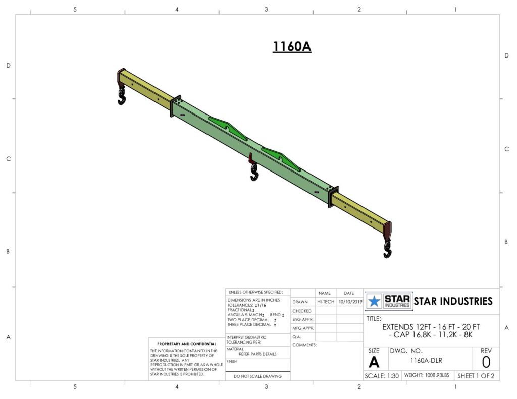 1160A - Dealer Drawing