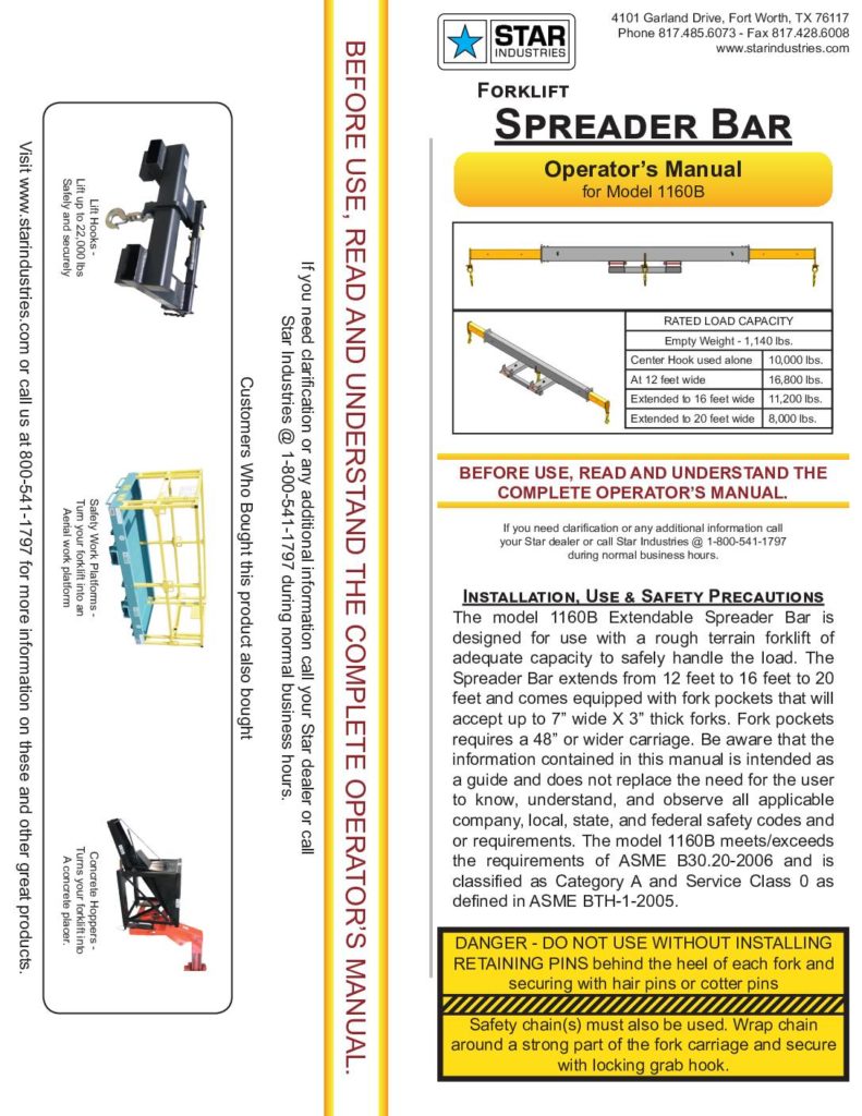 1160B - Operators Manual