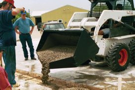 Concrete pouring