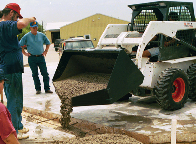 Concrete pouring