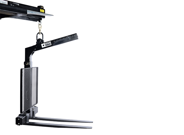 King post adjusts for load heights 48 to 68 inch