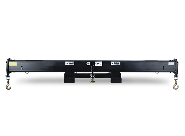 Perfect for handling long metal building beams
