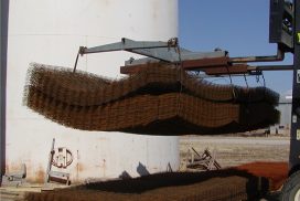 Moving mesh with a Star Industries Wire Mesh Handler