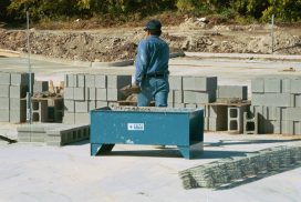 Mortar tub onsite