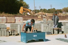 Mortar tub in action
