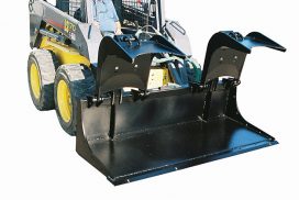 Grapple Bucket opens extra wide