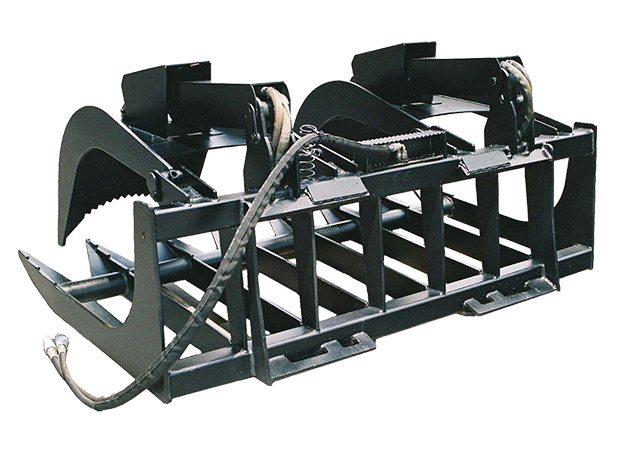Built-in covers protect fittings and hyd cylinder