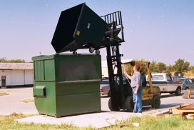 Self dump hopper in action